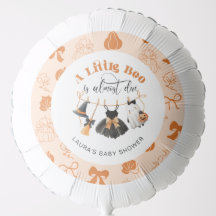 Little Boo Clothesline Bow Sinaasappel Baby shower