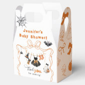 Little Boo Clothesline Girl Bow Baby shower Bedankdoosjes (Geopend)