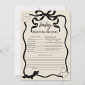 Little Boo Coquette Baby Prediction Carte de jeu (Devant)