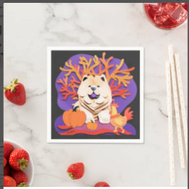 LITTLE BOO Cream Chow Servet