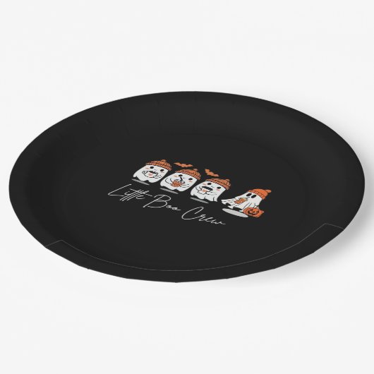 Little Boo Crew Minimal Clean Design Papieren Bordje (Gekanteld)