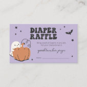 Little Boo est presque due Diaper Carte Raffle (Devant)