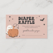 Little Boo est presque due Diaper Carte Raffle (Devant)