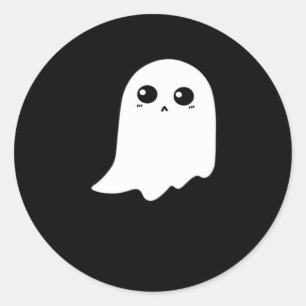 Little Boo Funny Meme Ronde Sticker