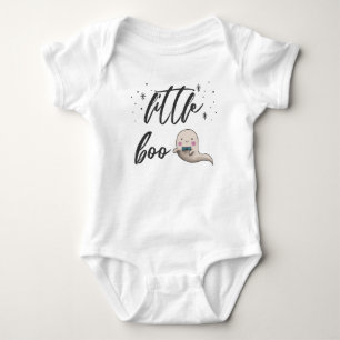 Little Boo Ghost Boys Halloween Romper