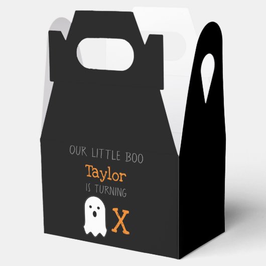 Little Boo Ghost Halloween Birthday Bedankdoosjes (Geopend)