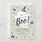 Little Boo Ghost Halloween Kind is jarig Kaart (Voorkant)