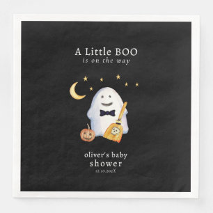 Little Boo Ghost Hollaween-Baby shower Servet