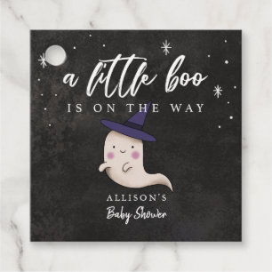 Little Boo Ghost met heks Pet Baby shower Bedankjes Labels