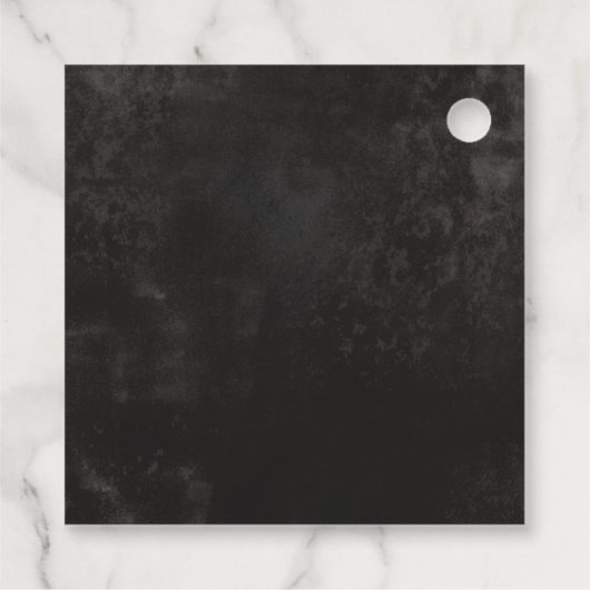 Little Boo Ghost met heks Pet Baby shower Bedankjes Labels (Achterkant)