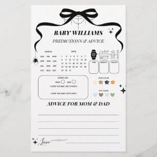 Little Boo Gothic Halloween Baby shower spel