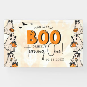 Little Boo Halloween 1e verjaardag Spandoek