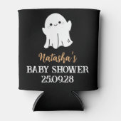 Little Boo Halloween Baby shower Black Cooler (Voorkant)