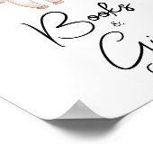 Little Boo Halloween Baby shower Boeken en geschen Poster (Hoek)