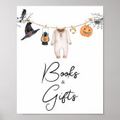 Little Boo Halloween Baby shower Boeken en geschen Poster (Voorkant)