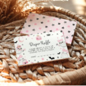 Little Boo Halloween Baby shower Diaper Raffle Informatiekaartje