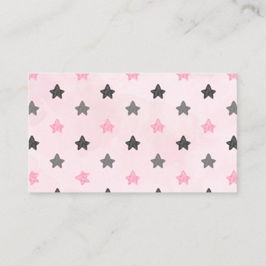 Little Boo Halloween Baby shower Diaper Raffle Informatiekaartje (Achterkant)