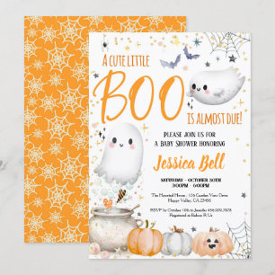 Little Boo Halloween Baby shower genderneutraal Kaart
