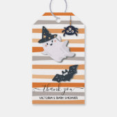 Little Boo Halloween Baby shower Gift Labels Cadeaulabel (Achterkant)