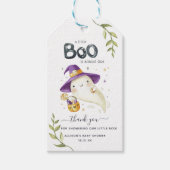 Little Boo Halloween | Baby shower Hartelijk dank Cadeaulabel (Voorkant)