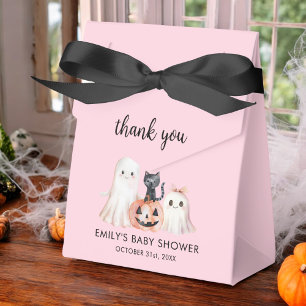 Little Boo Halloween Blush Pink Baby shower Bedankdoosjes