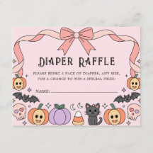 Little Boo Halloween Coquette Luier Raffle