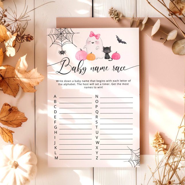 Little Boo Halloween douche baby naam race spel (Creator heeft geüpload)