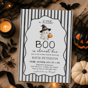 Little Boo Halloween Geest Baby Shower Uitnodiging