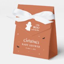 Little Boo Halloween Ghost Oranje Baby shower