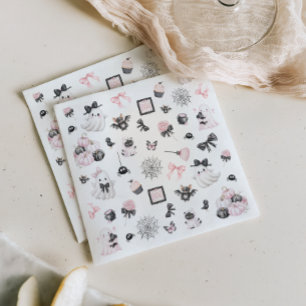 Little Boo Halloween Girl Baby shower Servet