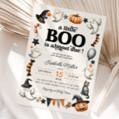 Little Boo Halloween Herfst pompoen Baby shower Kaart