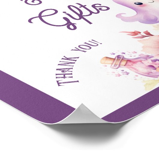 Little Boo Halloween kaarten en geschenken Baby sh Poster (Hoek)