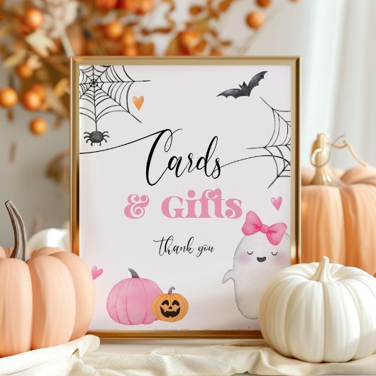 Little Boo halloween kaarten en geschenken Poster