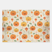 Little Boo Halloween Pattern Baby shower Inpakpapier Vel (Voorkant)