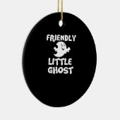 Little Boo Halloween Print  Keramisch Ornament (Rechts)
