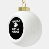 Little Boo Halloween Print  Keramische Bal Ornament (Rechts)