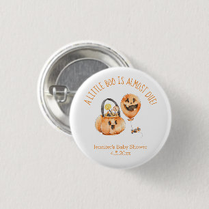 Little Boo Halloween sinaasappel schattig baby sho Ronde Button 3,2 Cm
