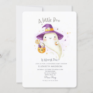 Little Boo Halloween Thema Herfst Baby shower Kaart