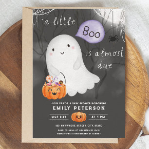 Little Boo is bijna klaar Baby shower van Hallow Kaart