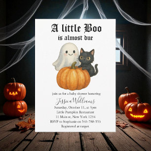 Little Boo is bijna te wijten aan Halloween Baby s Kaart