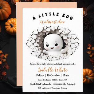 Little Boo is bijna te wijten aan het gluren Ghost Kaart