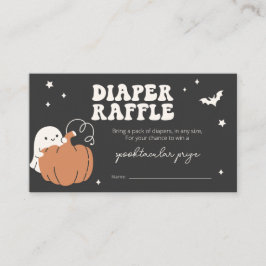 Little Boo is bijna te wijten aan luier Raffle Kaa Informatiekaartje