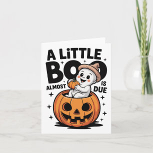 Little Boo is bijna te wijten aan Schattigee Hallo Kaart