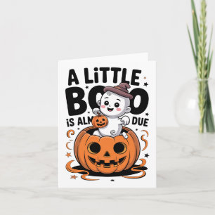 Little Boo is bijna te wijten aan Schattigee Hallo Kaart