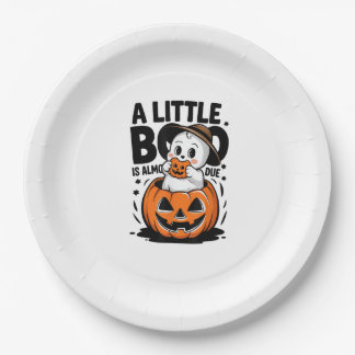 Little Boo is bijna te wijten aan Schattigee Hallo Papieren Bordje