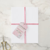 Little boo is bijna te wijten meisje baby shower g cadeaulabel (Met Touw)