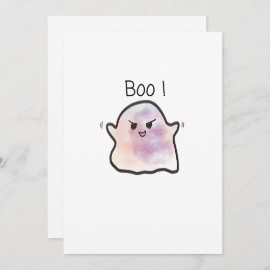 Little Boo Is Cheeky Funny Meme Feestdagenkaart (Voorkant / Achterkant)