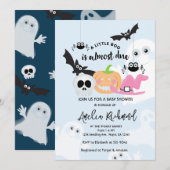 Little Boo Leuke Halloween Baby Jongen Douche Kaart (Voorkant / Achterkant)