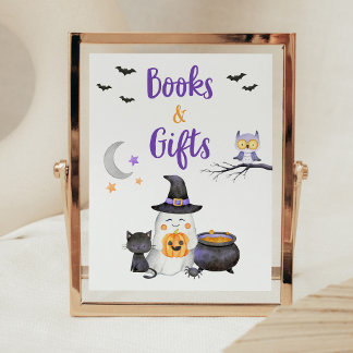 Little Boo Neutrale Halloween Boeken en Cadeaus Bo Poster