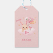 Little Boo Pink Halloween Baby shower Cadeaulabel (Achterkant)